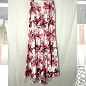 Floral mermaid style skirt